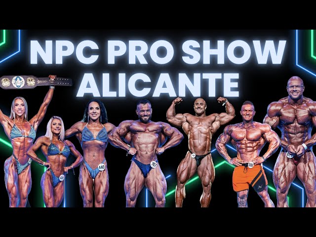 Pro Qualifier OLYMPIA Amateur Alicante - NEUE PROFIS AUS DEUTSCHLAND