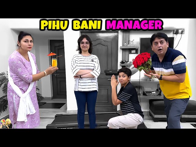 PIHU BANI MANAGER | Ghar ka Election - Part 3 | Daily Family Vlog | Aayu and Pihu Show