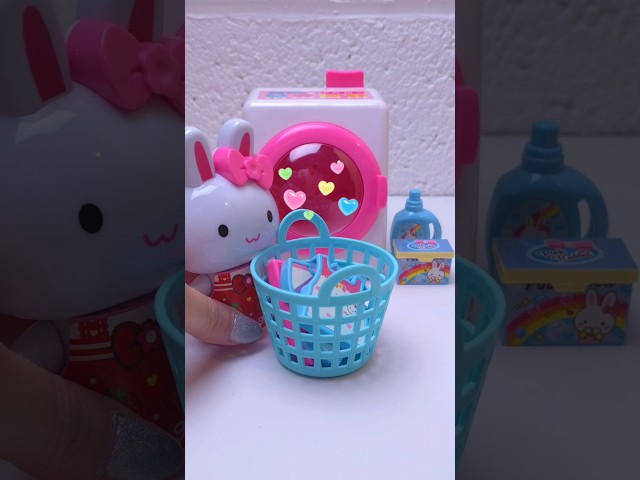 💕𝐒𝐀𝐓𝐈𝐒𝐅𝐘𝐈𝐍𝐆 𝐰𝐢𝐭𝐡 𝐔𝐍𝐁𝐎𝐗𝐈𝐍𝐆 Cute Pink Rabbit Laundry Set | #asmr #unboxing 💕