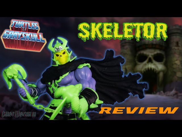 Turtles of Grayskull SKELETOR Figure Review! | MOTU Origins x TMNT