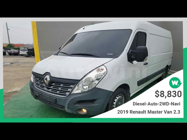 Fast Shipping - 2019 Renault Master Van 2.3- $8,830 #renault #van #korea #cars #usedcars