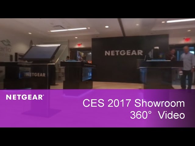 CES 2017 NETGEAR Showroom (360° Video)