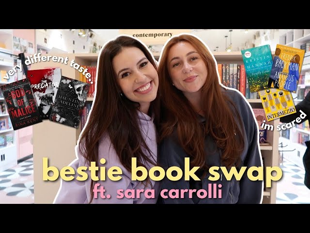 bestie book swap with @SaraCarrolli 📖🛍️