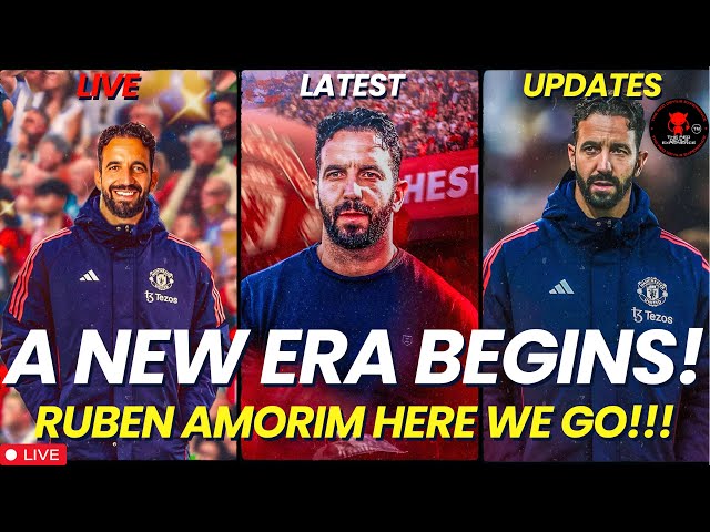 Ruben Amorim NEW MANCHESTER UNITED MANAGER!!! | Amorim HERE WE GO! | Man United News