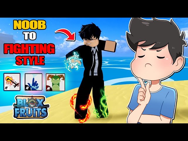 NOOB TO FIGHTING STYLE PERO WALANG ROBUX | ROBLOX | BloxFruit Day 8