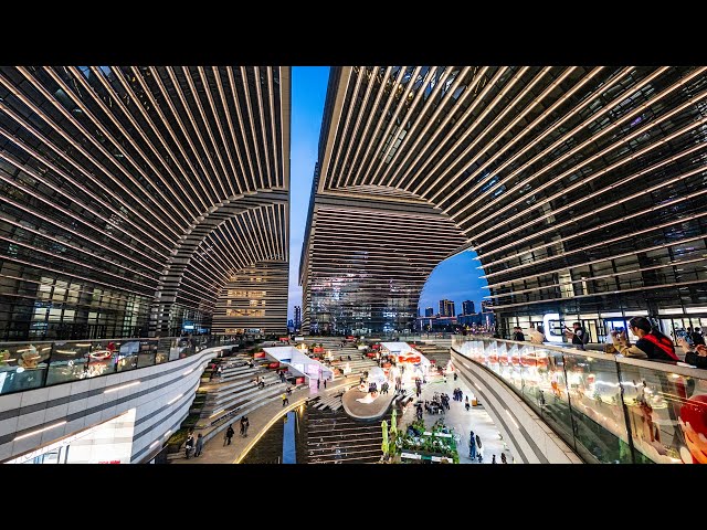 China's Futuristic Sci-Fi Style Landmark: Changzhou Culture Plaza