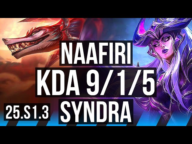 NAAFIRI vs SYNDRA (MID) | Godlike | KR Master | 25.S1.3