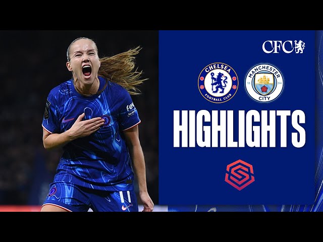 Chelsea Women 2-0 Manchester City | HIGHLIGHTS & MATCH REACTION | WSL 24/25