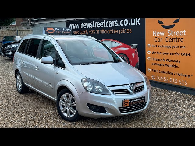 VAUXHALL ZAFIRA MPV 1.7 CDTI ECOFLEX DESIGN EURO 5 5DR SNAV 2012 1,686cc Manual 113,000 Miles Diesel