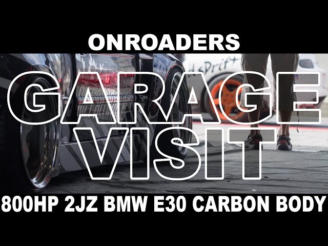 Garage visit: Viktors E30 Carbon Widebody 2JZ Drifter [With Subs]