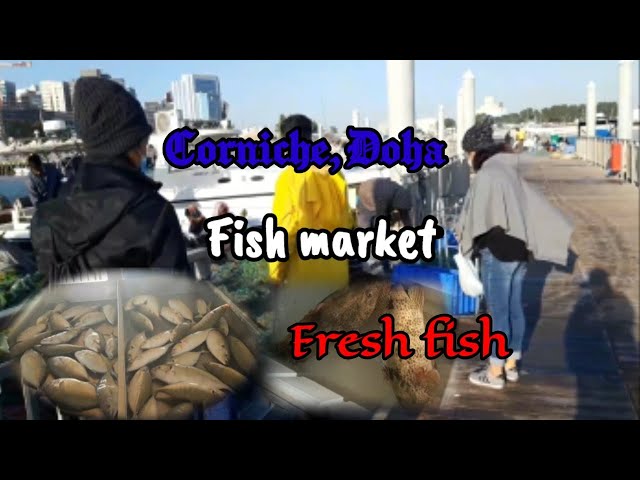 Fresh fish straight from the fish port of Corniche, Doha, Qatar