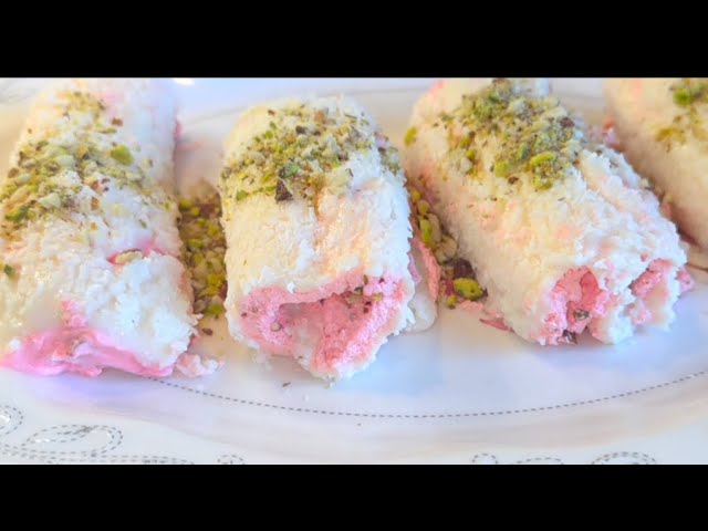 Sultan lokumo (Turkish delight) super delicious sultan’s rolls lokumo recipe 😍