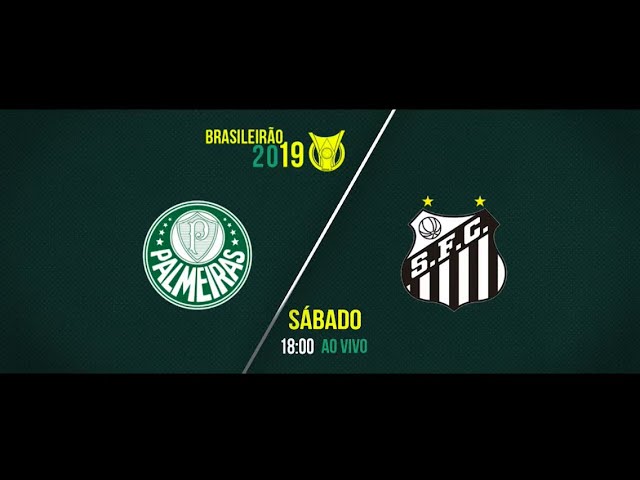 Chamada TNT para Palmeiras X Santos pelo Brasileirão 2019