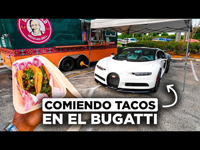 Lleve mi BUGATTI Chiron a comprar tacos ¡La Mejor Combinación!