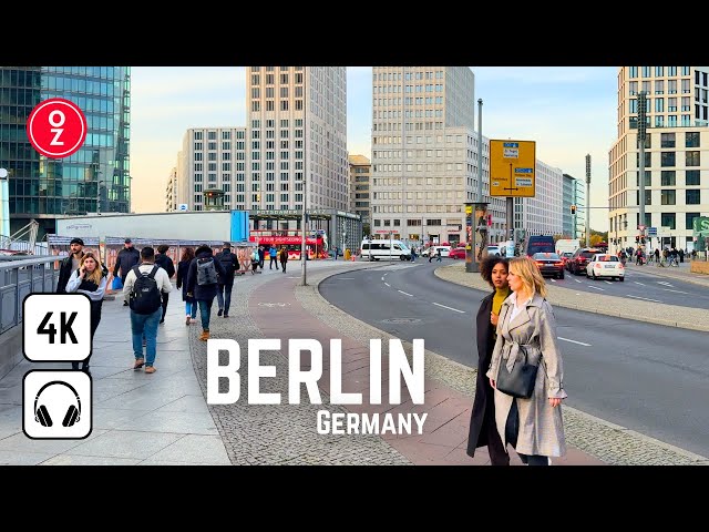 BERLIN - Germany 🇩🇪 4K Walking Tour | Iphone 15 Pro 📹 Berlin is getting cold and windy 🥶