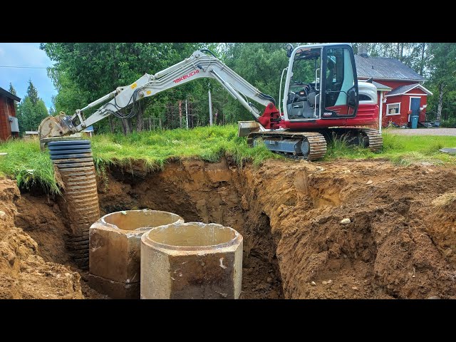 Digging a water well