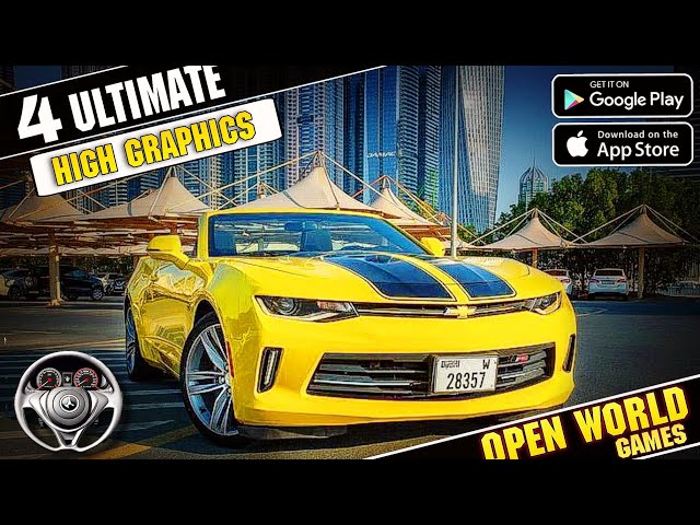 4 ULTIMATE *OPEN WORLD* 🔥 High Graphics Car Racing Game Like Forza Horizon For Android 2024