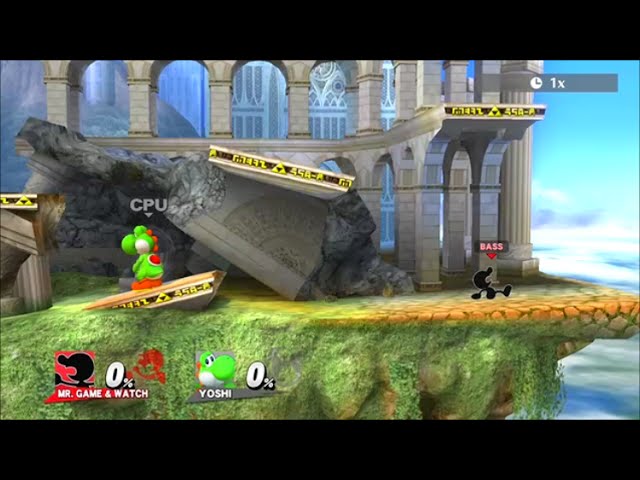 Turns Out, Mr. Game & Watch CAN Make It Over the Hyrule Jump... Kind of...