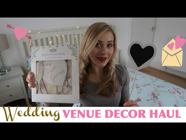 Wedding Venue Decorations Haul - Hobbycraft, The Range & Dunelm