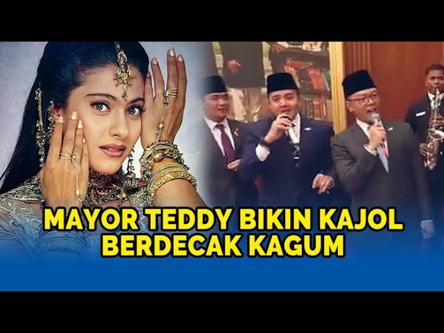 🔴Detik-detik Mayor Teddy Pikat Kajol Artis Bollywood, Lawan Main Shahrukh Khan Menangis