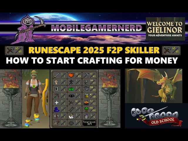 OLDSCHOOL RUNESCAPE 2025: New Skiller Account F2P. How We Started Crafting For Money