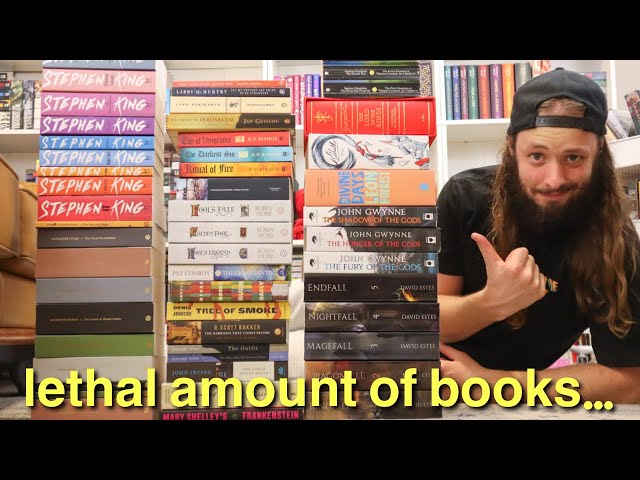 HUGE BOOK HAUL (because it's my job)