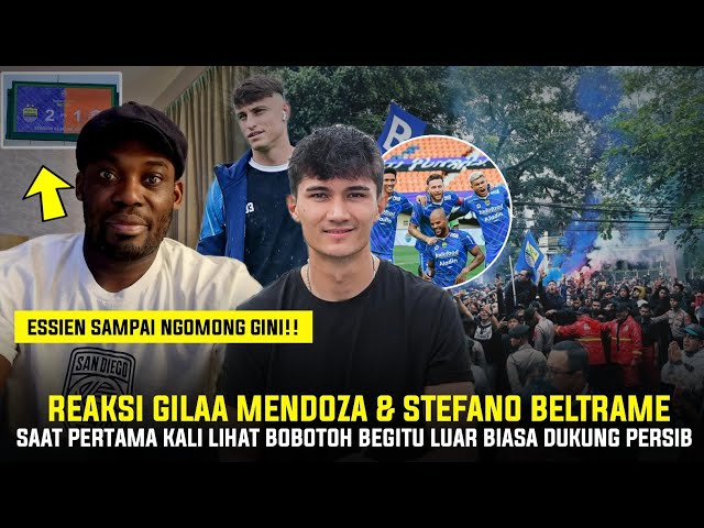 "Dieropa & Malaysia Gak Ada Yg Seperti Bobotoh"‼️Respons Berltrame & Kevin Lihat Fanatik Fans Persib