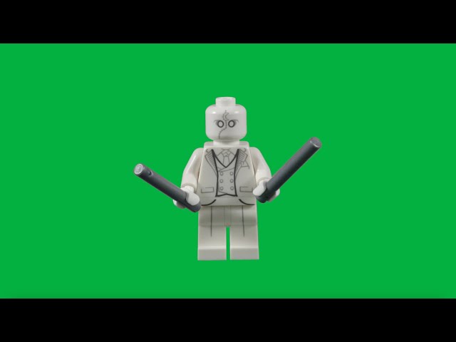 LEGO Mr Knight Minifigure 71039-3 Stop Motion Build Green Screen