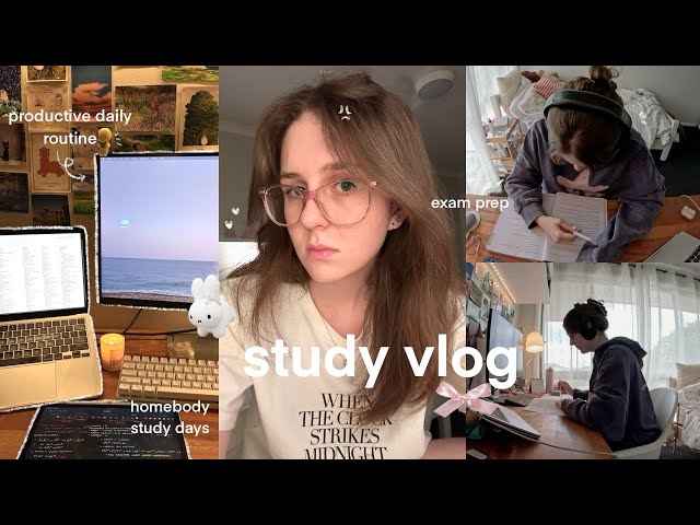 STUDY VLOG 📖 exam preparation, productive daily routine, cafe study in Sydney & homebody days