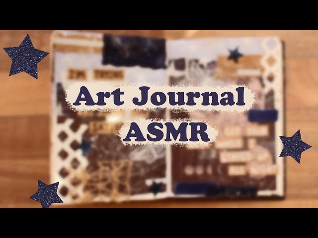 Billie Eilish Inspired Art Journal ASMR (no talking) #106