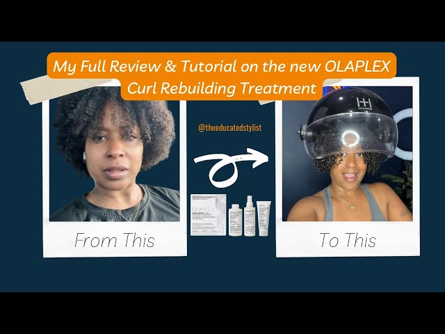 Does the Olaplex Curl Rebuilding Treatment Work? | Before & After | My Full Review & Tutorial