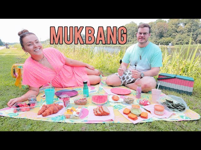 Picnick mukbang met foef ❤ Met overheerlijke karamel zeezout pasta | Beautygloss