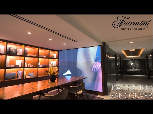 [4K] Hotel tour |  🇨🇦 VANCOUVER Fairmont Pacific Rim. Condé Nast #1 Hotel in Western Canada