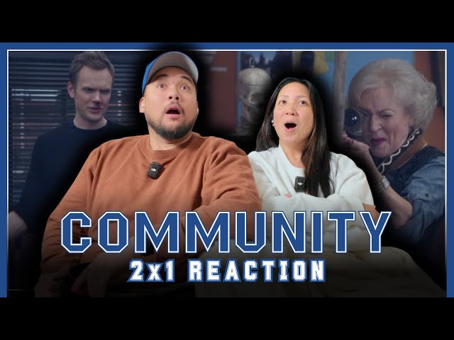 *COMMUNITY* BLIND REACTION | 2x1 Anthropology 101 | Betty White