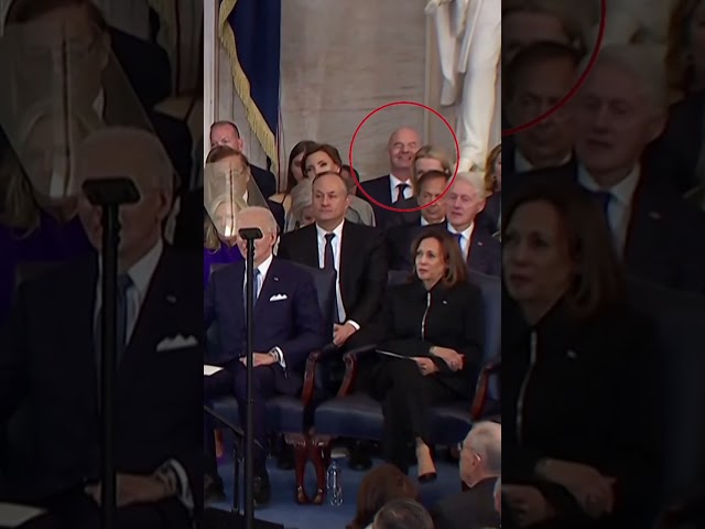 FIFA President seen laughing at Trump at inauguration