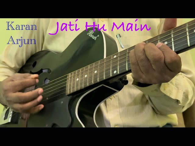 Jaati Hoon Main | Shahrukh Khan | Kajol | Alka Yagnik, Kumar Sanu | Guitar Cover