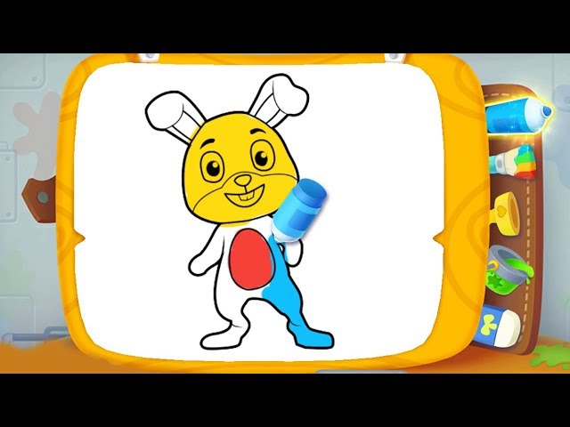 Learn How to Color for Kids | Butterfly | Rabbit | School Bus | Jeep Car | Submarine | Kids School