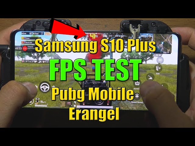 Samsung S10 Plus Pubg Mobile Erangel FPS Test