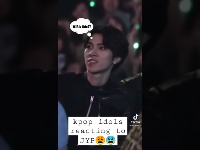 Kpop idols react to JYP🤮 #kpop #nct #lucas #bts #blackpink #jackson #army #blink #kpopstan