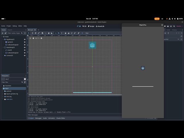 Debug Godot 4 game on Android device