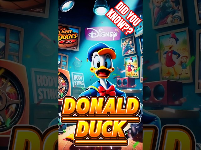 Donald Duck 🦆 | Fun Facts 🌍 | Kids Network Studios 🎬🚨 | iSMARTiDEAS 💡 | #shorts #didyouknow