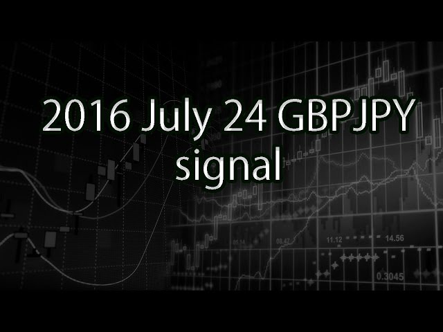 2016 July 24 GBPJPY signal