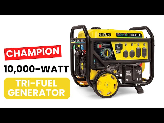 Champion 10,000-Watt Tri-Fuel Generator – The Ultimate Backup Power Solution