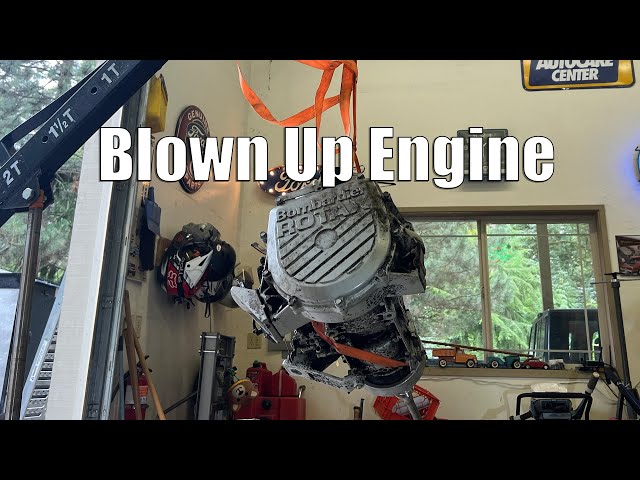 SeaDoo 720 Engine Replacement Part 1 – Removing the Engine