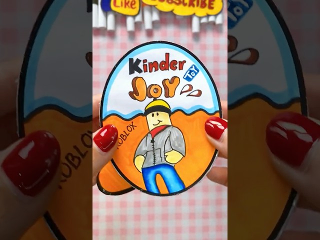 🌈 DIY PAPER 🌈 Kinder Joy | Paper Craft Ideas #shorts #papercraft #paperdiy #diy