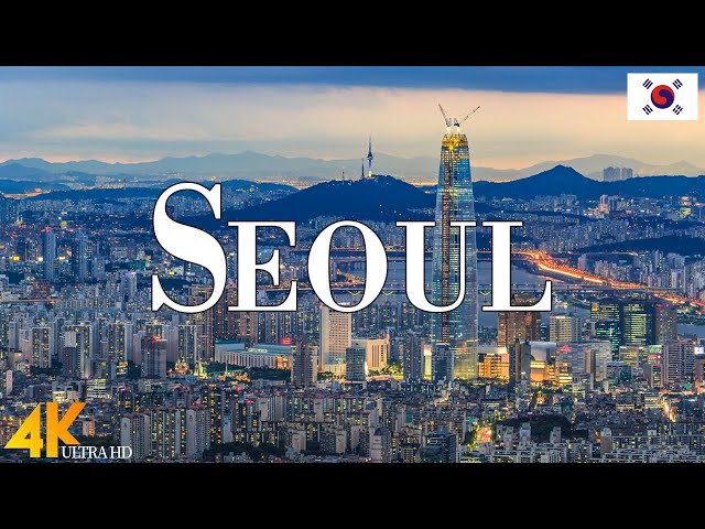 Seoul 4K drone view • Amazing Aerial View Of Seoul | Relaxation film with calming music