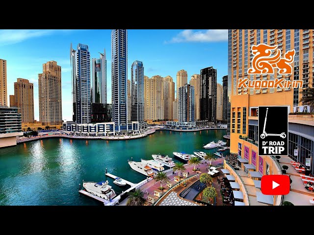 Dubai Marina | Stunning Views with a Scooter Ride| kukiring2pro 🛴🇦🇪