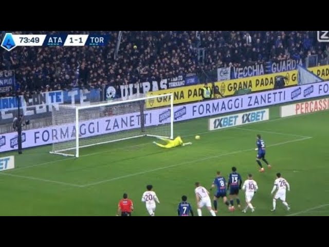 Mateo Retegui Rigore sbagliato 🤔 | Atalanta vs Torino 1-1 |  Serie A | Highlights 2025