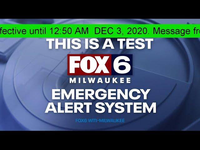 Monthly Test on Fox 6 WITI Milwaukee