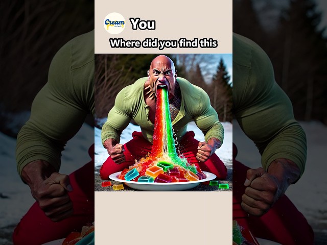 Dwayne Johnson And Special Unique Jelly Be Like! #therock #memes #ai